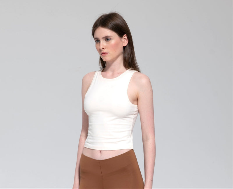 Tank Top Halo Off White - Ginaci